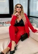 Классический костюм тройка 441724 Красный 56-58 - изображение 3