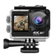 Экшн камера Q60 Action Camera 4K Черная, камера для активного отдыха на шлем (1010630-Black) - изображение 1