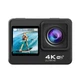 Экшн камера Q60 Action Camera 4K Черная, камера для активного отдыха на шлем (1010630-Black) - изображение 3