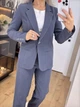 Fashions • Женский брючный костюм Вивальди Fashions 50-52 графит (2207-бу) - изображение 5