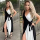 Fashions • Жіноча літня сукня "Неоніла" Fashions 42-44 чорно-білий (9248-мо) - зображення 2
