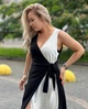 Fashions • Жіноча літня сукня "Неоніла" Fashions 42-44 чорно-білий (9248-мо) - зображення 3