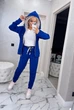 Fashions • Костюм женский прогулочный Dannie Fashions 58-60 электрик (#503/а-ел) - изображение 2