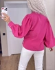 Fashions • Женская блуза с объемными рукавами Hilda Fashions 54-56 фуксия (1233-бу) - изображение 6