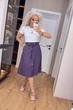 Fashions • Спідниця жіноча Дженні Fashions 42-44 фіолетовий (0826-бу) - зображення 3
