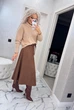 Fashions • замшева спідниця-міді Fashions 46-48 коричневий (4816-ши) - зображення 4