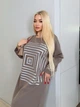 Fashions • Сукня-туніка Aspen Fashions 54-58 мокко (#505-ел) - зображення 4