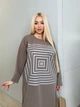 Fashions • Сукня-туніка Aspen Fashions 54-58 мокко (#505-ел) - зображення 7