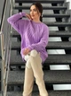 Fashions • Светр жіночий Peony Fashions 44-56 бузок (778-нс) - зображення 8
