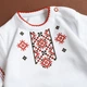 Вышитый набор для новорожденных девочек с юбочкой 68 см белый BD13SP1-Vyshyvanka-22 Ladan - изображение 3