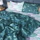 Комплект постельного белья Mirson Евро 200х220 см 17-0718 Emerald Foliage Бязь (2200010684957) - изображение 1