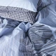 Комплект постельного белья MirSon евро 200x220 см 17-0748 Circles in Checks бязь (2200010847475) - изображение 5