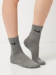 Набор женских носков высоких хлопковых Nike U Nk Everyday Ltwt Crew SX7676-964 (34-38) 3 пары Черный/Белый/Серый (194955549407) - изображение 3