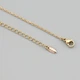 Колье с кристаллами Swarovski 50497 ширина 1.5 мм цвет гранатовый позолота 18К - изображение 2