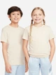 Подростковая футболка для девочки Nike K Nsw Tee Emb Futura Lbr FZ5177-126 156-166 см Бежевая (197596782004) - изображение 5