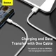 Кабель Baseus Cafule Series Metal Data Cable USB to Type-C 66W 1m Black (CAKF000102) - изображение 8