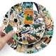 Набор стикеров наклейки Зоро из аниме Ван Пис 50 штук One Piece - изображение 5