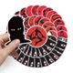 Набор стикеров наклейки Наруто Шаринган 50 штук Naruto Sharingan - изображение 4