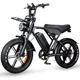 Електровелосипед OUXI Robust H9 (750 Вт; 15 А*год; 48 В), колеса 20", чорний - зображення 1