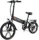 Електровелосипед SAMEBIKE 20LVXD30-II (350 Вт; 10 А/год; 48 В), колеса 20", з ручкою газу, чорний - зображення 2