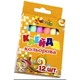 Канцелярська крейда кольорова 12 кол. арт 825510 Leader - изображение 1