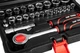 Набор инструментов Top Tools (3/8", 63 предмета) торцевые головки с трещоткой (25356) - изображение 2