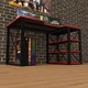 Геймерський стіл Rasin LOFT-15 Чорний+Червоний 140х80 Тіса меблі - зображення 4