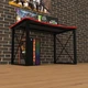 Геймерский стол Rasin LOFT-14 Черный+Красный 120х80 Тиса мебель - изображение 4