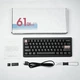 Клавіатура Механічна Ігрова Бездротова CIDOO QK61 V2 BLACK - зображення 2