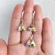 Комплект прикрас Hand Made жіночий з кристалами хамелеонами Swarovski кольору Crystal AB - зображення 2