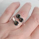 Набір прикрас Hand Made з яскравими кристалами Swarovski кольору Volcano - зображення 6