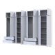 Распашной шкаф для одежды Doros Лукас Белый 4+4 ДСП 360х50х240 (42005142) - изображение 1