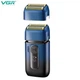 Электробритва шейвер VGR V-362 Blue LED дисплей водозащита IPX6 аккумулятор 1400 мАч (9027) - изображение 5