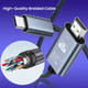 Кабель Nierbo USB-C на HDMI 4K 30hz 2 метра высокой четкости для дома и офиса USB Type-C to HDMI - изображение 2
