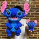 Конструктор Стич из мультфильма Лило и Стич 33 см высота 6995 деталей синего цвета - изображение 4