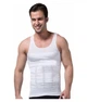 Корректирующая утягивающая майка для мужчин Slim n Lift for Men One Size Белая - изображение 3