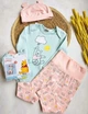 Боди костюмчик 3-ка Disney Baby 86-92 см мятно-персиковий 506373 - изображение 1