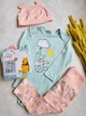 Боди костюмчик 3-ка Disney Baby 86-92 см мятно-персиковий 506373 - изображение 2