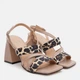 Женские босоножки кожаные Ashoes 3040 36 23.5 см Карамель/Леопард (ROZ6501005907) - изображение 3