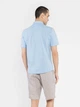 Поло длинное мужское Arber Jersey Polo-Shirt M14.11.23.521 M Голубое (ARB2800000505875) - изображение 2