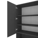 Пенал Metkas Home B002 800x350x2130 ЛДСП Антрацит - зображення 3