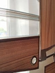 Комплект панельных занавесок Firanka Line карниз 200см Коричневый с молочным (10_5п) - изображение 4