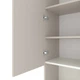 Пенал Metkas Home B003U 400x350x2130 ЛДСП Кашемір - Білий Сніг - зображення 3