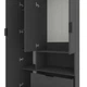 Шафа Metkas Home A002R 1000x420x2300 ЛДСП Антрацит - зображення 4