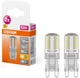 Светодиодная лампа OSRAM PIN30 2.6W G9 2700K 2шт (4058075449862) - изображение 4