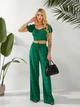Жіночий літній прогулянковий костюм (топ+брюки) Uaclothes 42-44 Зелений (like32455-126591349) - зображення 1