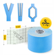 Стрічка кінезіологічна (кінезіо тейп) 4FIZJO 5 см x 5 м Sky Blue (P-5907739315991) - зображення 9