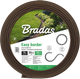 Бордюр газонный Bradas Easy 40 мм х 10 м с комплектом колков Коричневый (OBEBR4010SET) - изображение 1
