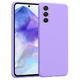Чехол Fiji Full Soft Premium для Samsung Galaxy A55 5G (A556) противоударный бампер с микрофиброй Purple - изображение 1