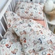 Детское постельное белье для матраса 160х80 см с пододеяльником 140х110 см Oh My Kids «Лисички Зайчики» - изображение 1